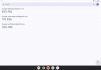 Google Authenticator code list showing several 6-digit sign-in codes