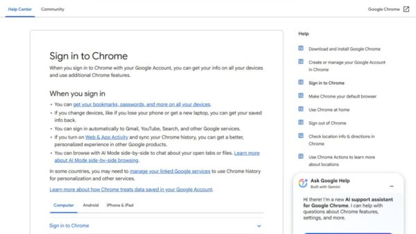 How to Sign In and Out of Google Account on Chrome Browser