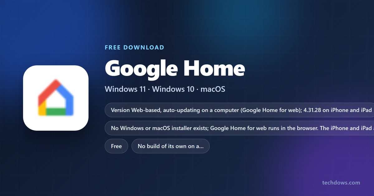 Google Home price, platforms and app size at a glance