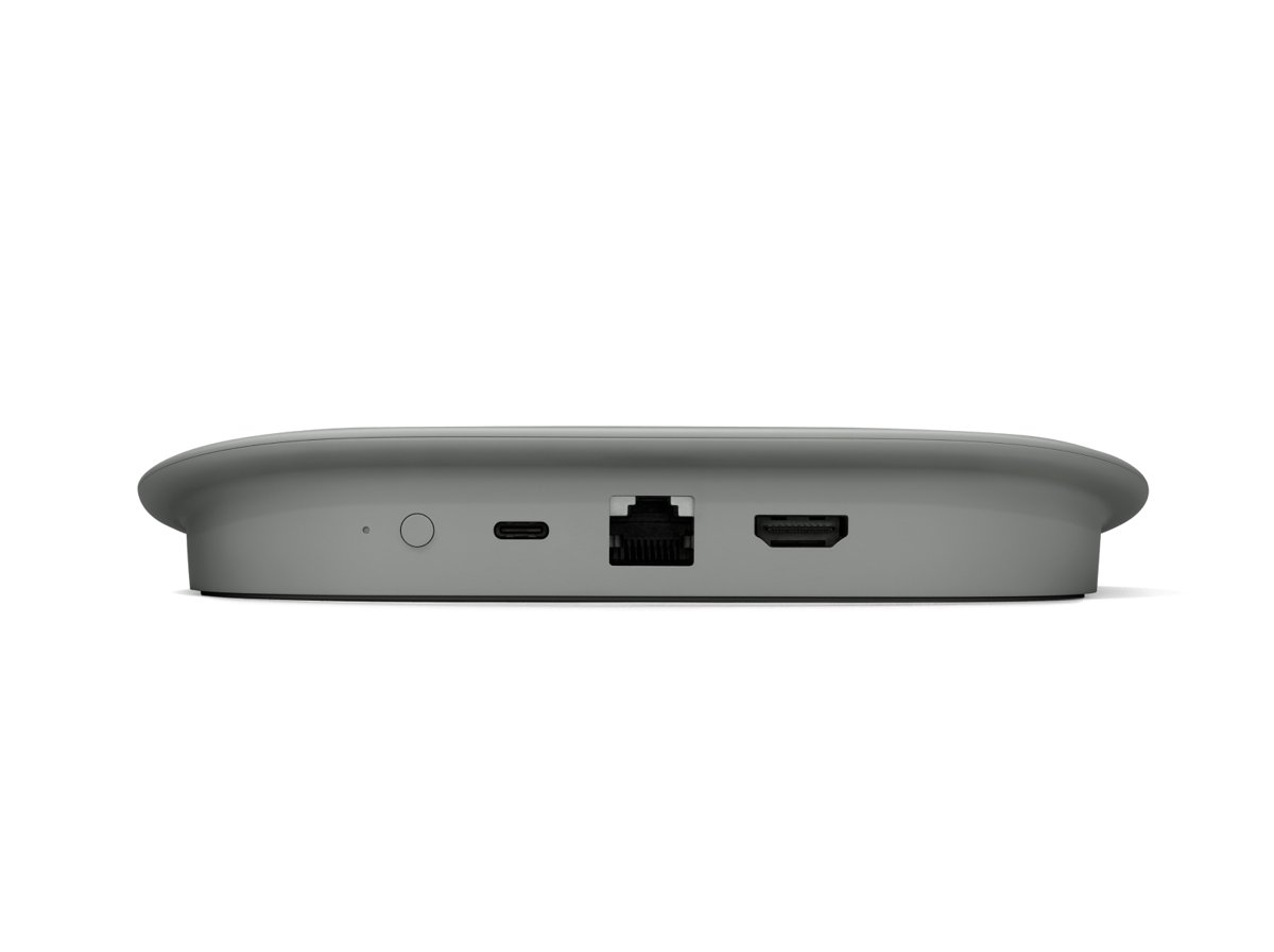 Google TV Streamer back panel showing power, USB-C, Ethernet and HDMI ports