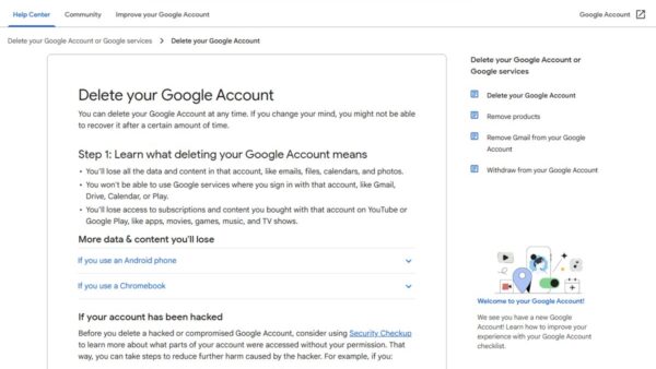 How to delete google account permanently in 5 easy steps