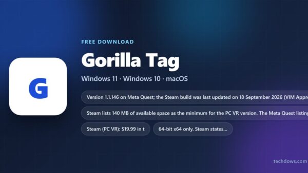 Download Gorilla Tag for PC, Windows 11/10 and Meta Quest