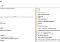 Group Policy Editor showing Microsoft Edge policies under Administrative Templates