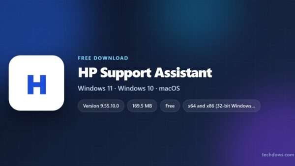 Download HP Support Assistant for PC, Windows 11/10 (Free)