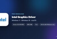 Intel Graphics Driver card with version and Windows support