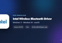 Intel Wireless Bluetooth driver card with version and Windows support