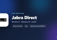 Jabra Direct spec card with version, systems and price
