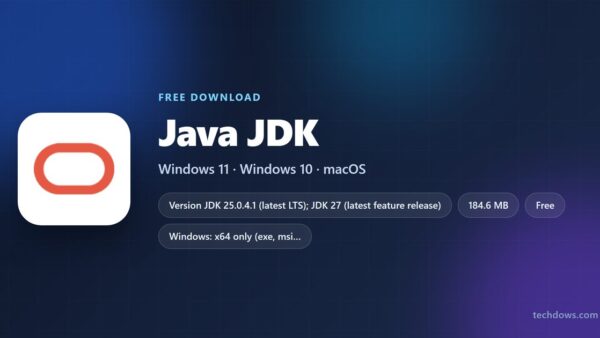 Download Java JDK for PC, Windows 11/10 & Mac (Free)