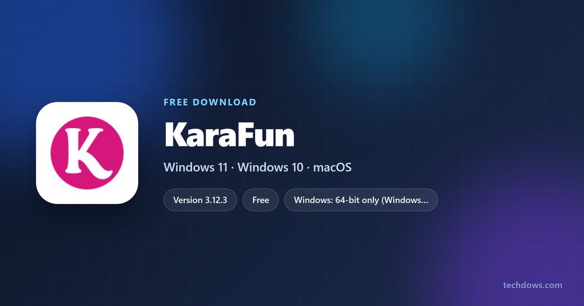 KaraFun version, price and supported platforms at a glance