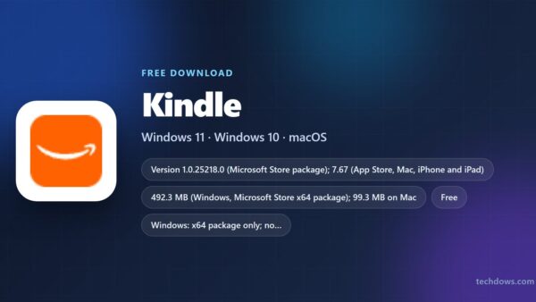 Download Kindle for PC, Windows 11 & Mac (Free)