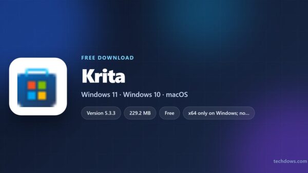 Download Krita for PC, Windows 11/10 & Mac (Free)