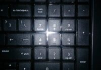 Laptop numeric keypad with a dedicated Num Lock key