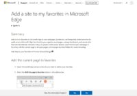 Microsoft Edge toolbar star button labeled Add this page to favorites