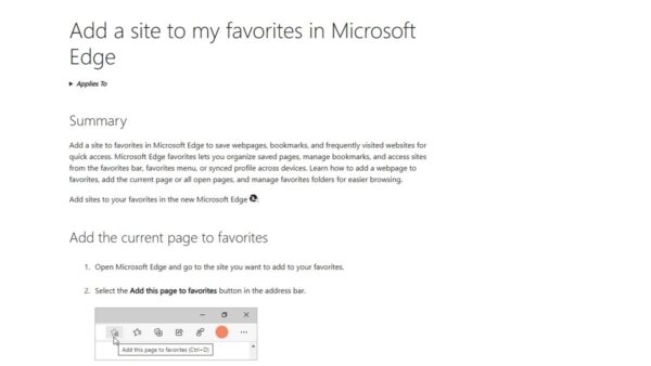 How to Manage Your Microsoft Edge Favorites and Favorites Bar