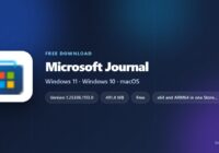 Microsoft Journal price, size, architecture and supported Windows versions