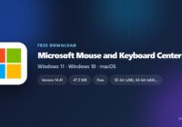 Microsoft Mouse and Keyboard Center version, size and supported Windows editions