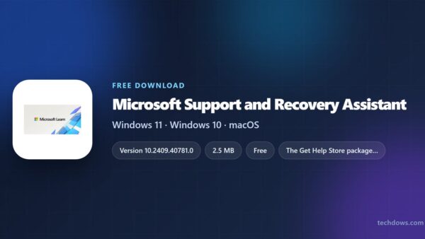 Download Microsoft Support and Recovery Assistant for PC (Free)