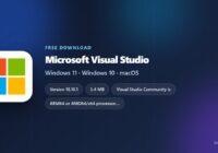 Microsoft Visual Studio download details for Windows 11 PCs