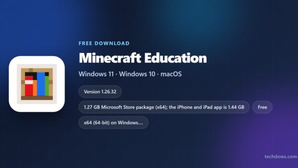 Download Minecraft Education for PC, Windows & Mac (Free Trial)