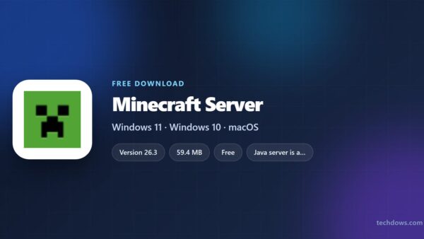 Download Minecraft Server for PC, Windows 11/10 & Mac (Free)