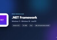 .NET Framework version, licence, installer size and supported Windows versions