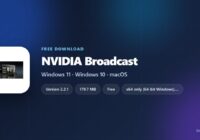 NVIDIA Broadcast version, file size, license and RTX GPU requirements