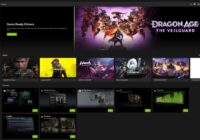 NVIDIA app home screen with Drivers, Graphics and System tabs