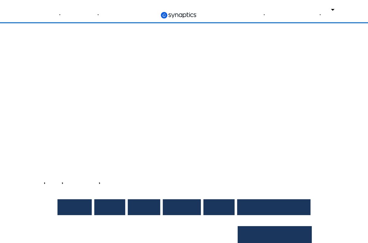 Synaptics Windows driver page listing the latest USB graphics software release