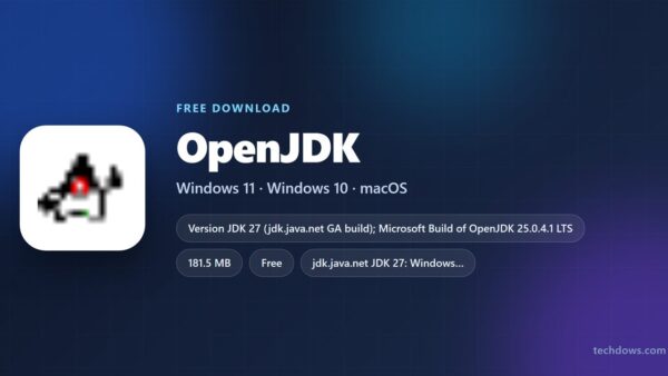 Download OpenJDK for PC, Windows 11/10 & Mac (Free)