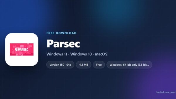 Download Parsec for PC, Windows 11/10 & Mac (Free)