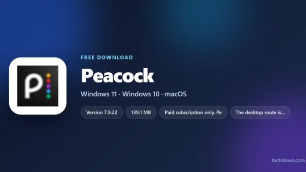 Download Peacock for PC, Windows 11/10 & Mac (Subscription)