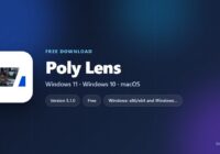 Poly Lens spec card with version, systems and price