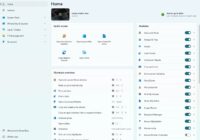 PowerToys Settings Home page listing every utility with on/off toggles