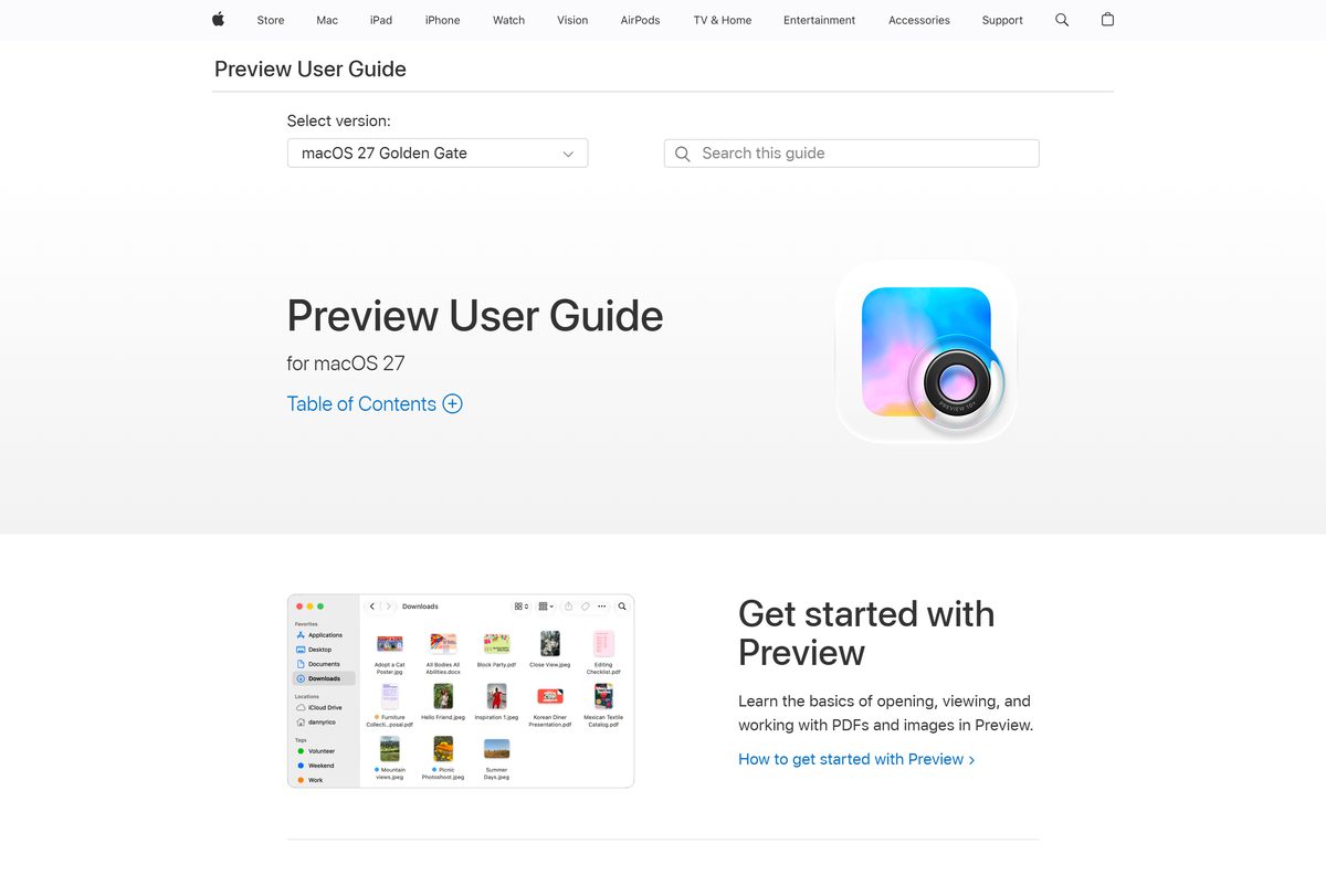 Apple guide to marking up pictures in Preview on macOS