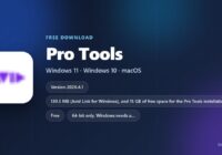 Pro Tools spec card listing developer, current release, price and supported systems
