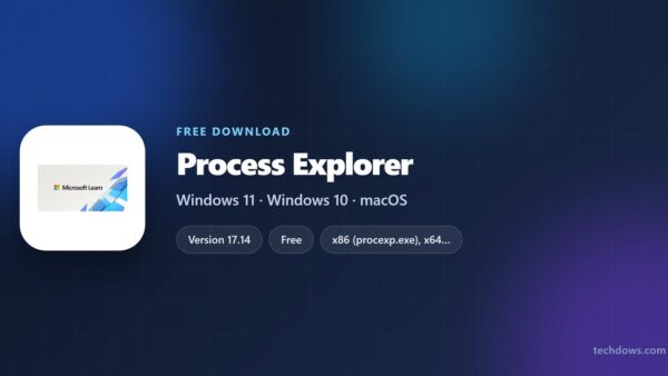 Download Process Explorer for PC, Windows 11/10 (Free)