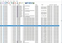 Process Monitor window mid-capture listing registry and file system events