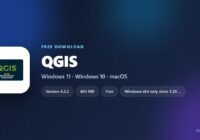 QGIS card listing version, licence and supported systems