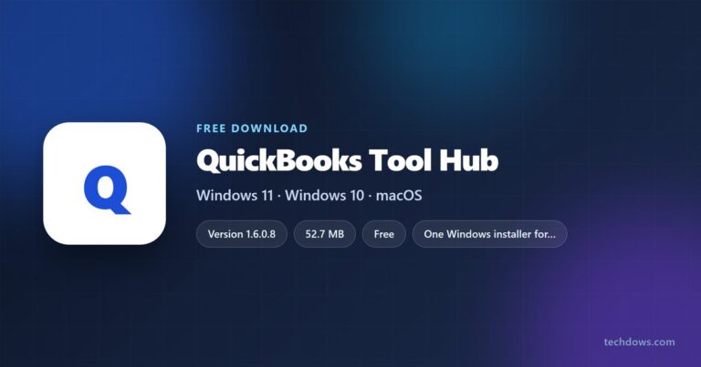 Windows 7 System File Checker Download QuickBooks Tool Hub for PC, Windows 11 and 10 (Free) - Techdows