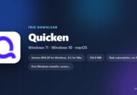 Quicken spec card listing version, price, download size and supported systems
