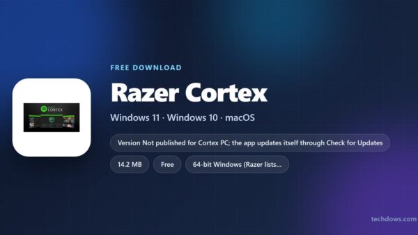 Download Razer Cortex for PC, Windows 11 and Windows 10 (Free)