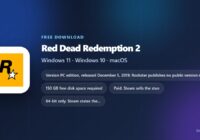 Red Dead Redemption 2 price, disk space and supported Windows versions