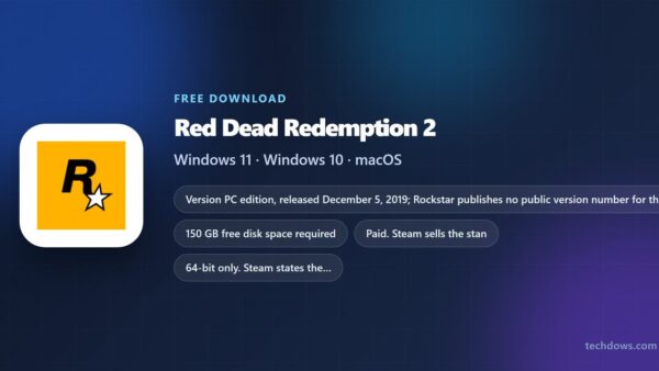 Download Red Dead Redemption 2 for PC, Windows 11 and 10