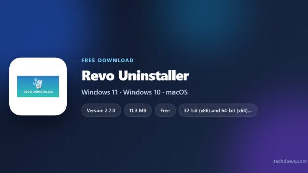 Download Revo Uninstaller for PC, Windows 11/10 (Free)