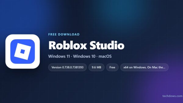 Download Roblox Studio for PC, Windows 11/10 & Mac (Free)