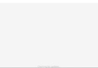 Roblox desktop app window showing a Checking for updates status message