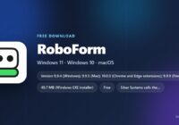 RoboForm price, download sizes and supported systems