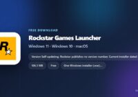 Rockstar Games Launcher installer size and supported Windows versions