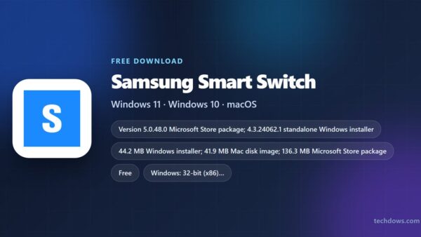 Download Samsung Smart Switch for PC, Windows 11/10 & Mac (Free)