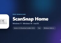 ScanSnap Home version, licence, supported systems and disk space